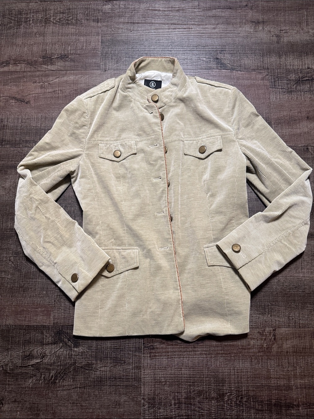Bogner Light Beige Corduroy Jacket